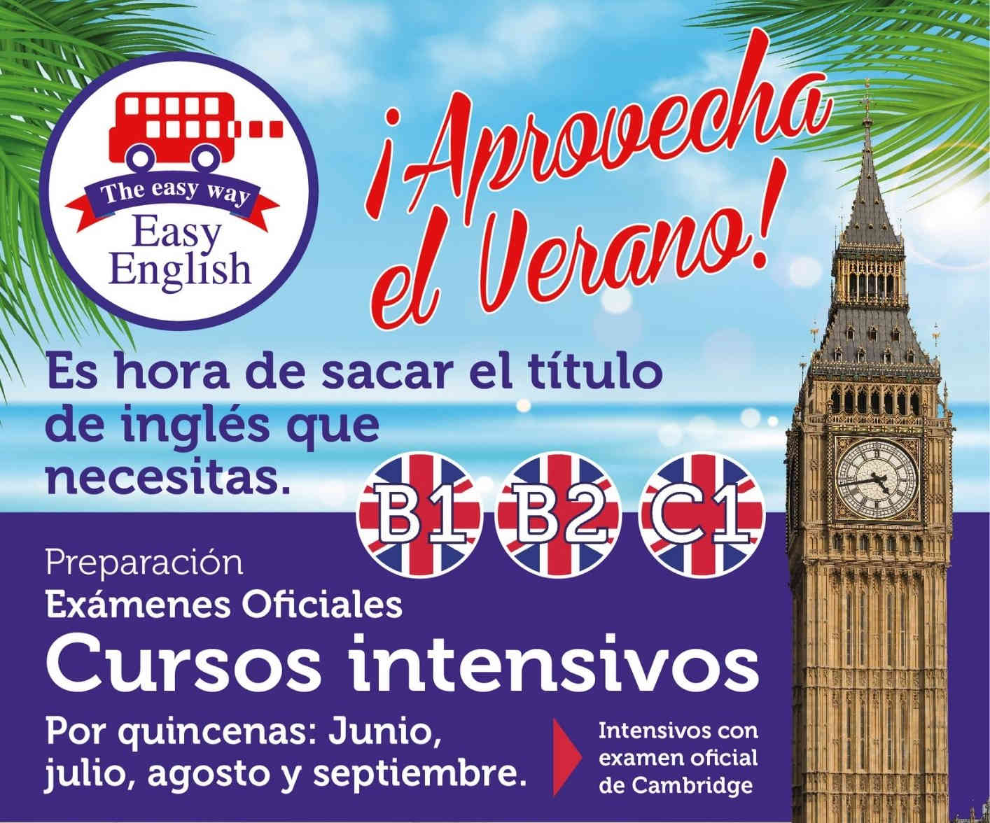 Clases y cursos intensivos de verano de inglés en Cáceres, b1, b2, c1 Clases y cursos intensivos de verano de inglés en Cáceres, b1, b2, c1